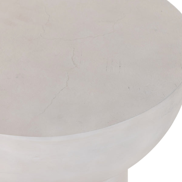 Searcy End Table In Textured Matte White