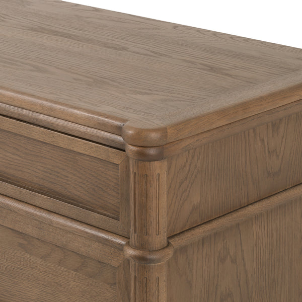 Toulouse 6 Drawer Dresser In Toasted Oak