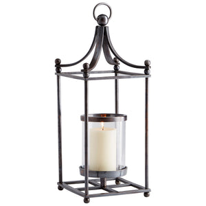 Small Foxboro Candleholder In Dark Copper
