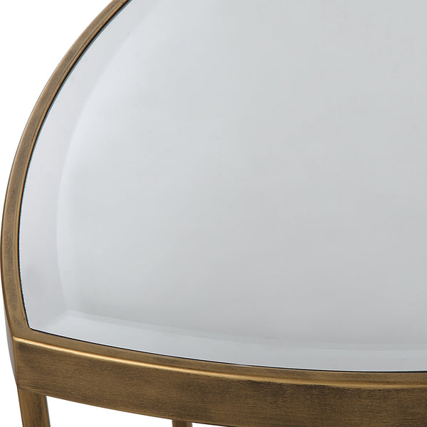 Vista Gold Nesting Tables, Set Of 2