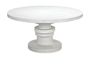 Hugo Dining Table 60",  White Wash