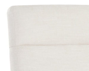 COLLIN OFFICE CHAIR - NATURAL - HEATHER IVORY TWEED