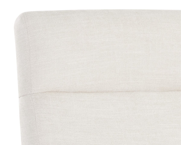 COLLIN OFFICE CHAIR - NATURAL - HEATHER IVORY TWEED