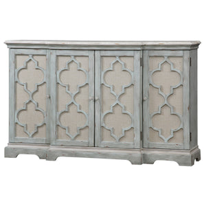 Sophie 4 Door Grey Cabinet