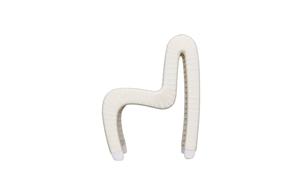Seat Belt Chair, Kid Sized, White