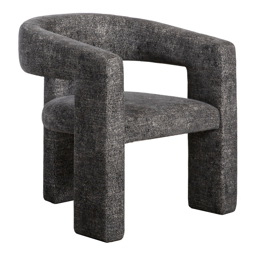 Moe's Elo Armchair in Black Polyester