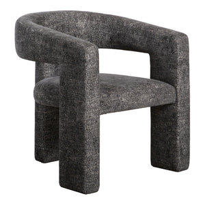 Moe's Elo Armchair in Black Polyester