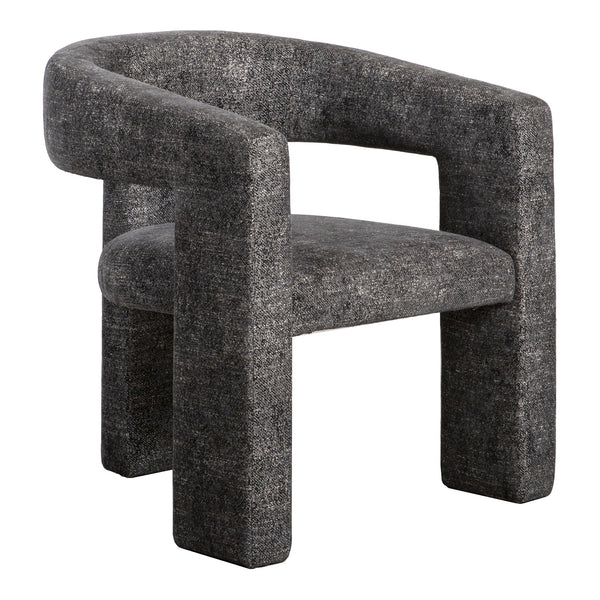 Moe's Elo Armchair in Black Polyester