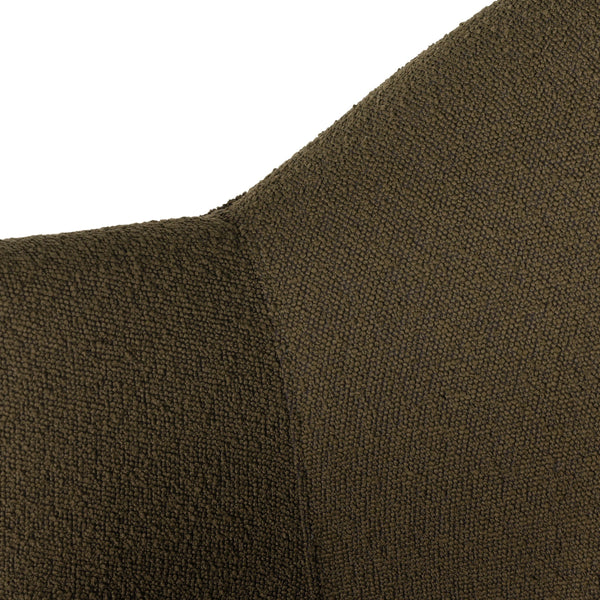 Aurora Swivel Chair - FIQA Boucle Olive