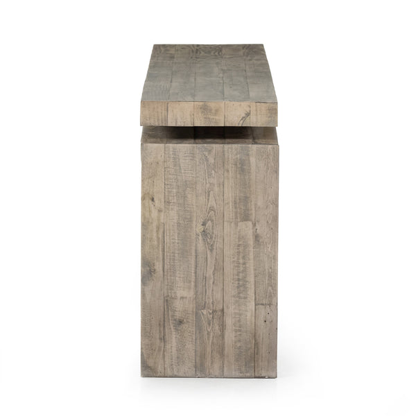 MATTHES CONSOLE TABLE IN WEATHERED WHEAT