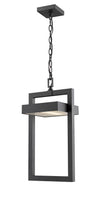 Luttrel 1 Light Outdoor Chain Mount Ceiling Fixture in Black Finish