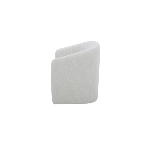 Sandy Rolling Dining Chair Off White