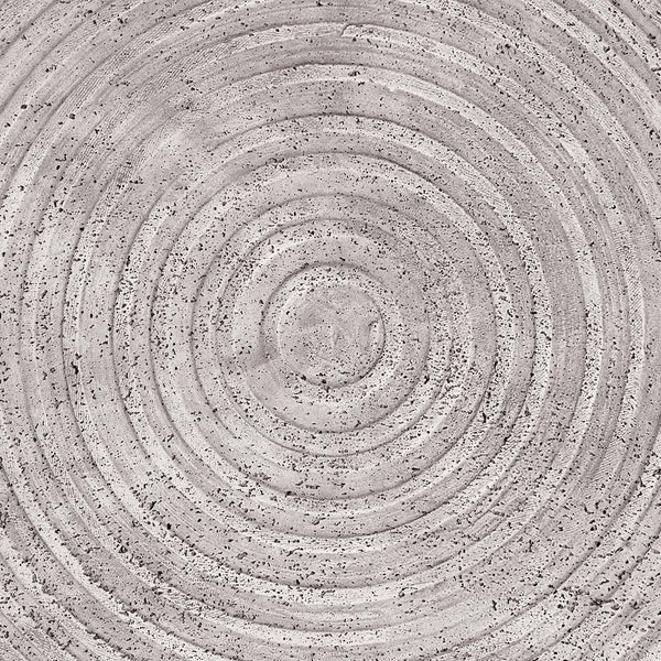 Nellie 37" Outdoor Round Coffee Table - Light Gray