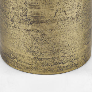 Quonset Extra Tall Brass Finished Aluminum Metal Pillar Object