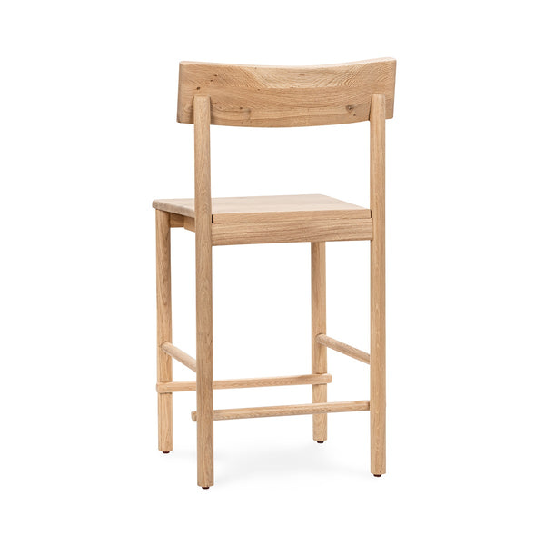 Foundation Solid Wood Counter Stool - Light Oak