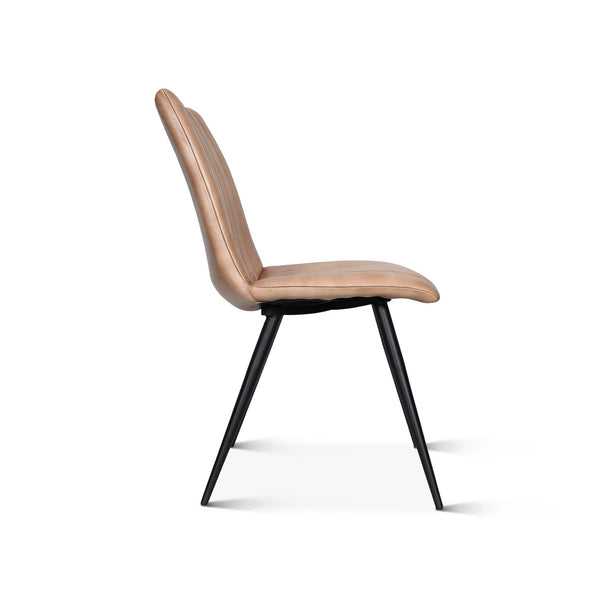 Chelsea Dining Chair, Antique Ivory Leather