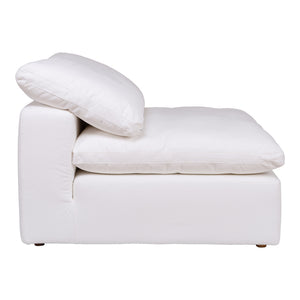 Clay Collection Slipper Chair in Cream White