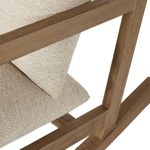 Aiken Outdoor Rocking Chair In Faye Sand