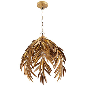 Palma Pendant In Aged Brass