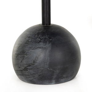 Viola Accent Table In Black Marble