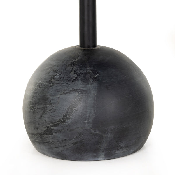 Viola Accent Table In Black Marble
