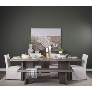 Konstantin 70.0 x 18.0 x 18.0 Medium Brown Wood W/ Live Edge Bench