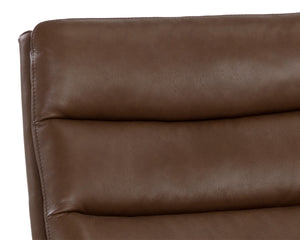 KELLER SWIVEL LOUNGE CHAIR - MISSOURI MAHOGANY LEATHER