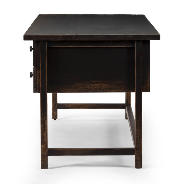 Reign Desk - Distressed Walnut