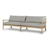 Amaya Outdoor Sofa 94" In Natural Acacia