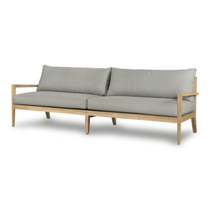 Amaya Outdoor Sofa 94" In Natural Acacia