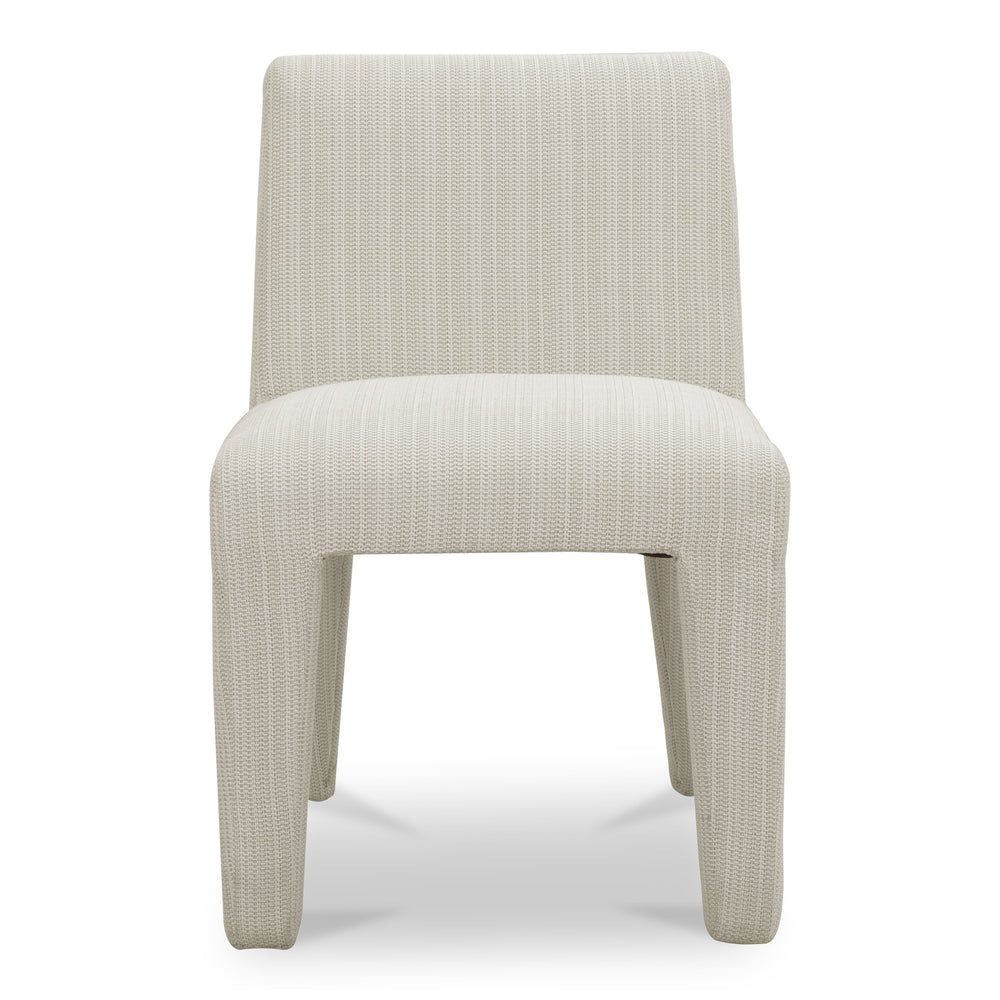 Moe's Verona Outdoor Dining Chair in Cream