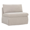 Moe's Fable Beige Slipcover Dining Chair