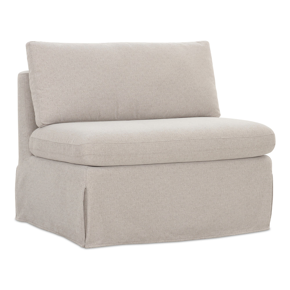 Moe's Fable Beige Slipcover Dining Chair