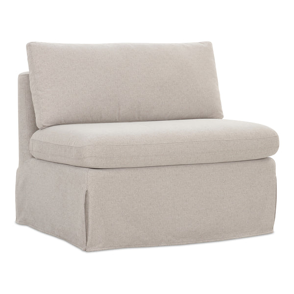 Moe's Fable Beige Slipcover Dining Chair