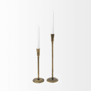 Levit (Large) Gold Table Candle Holder