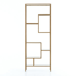 Helena Brass 83" Bookshelf