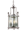 Wyndham 3 Light Pendant in Brushed Nickel Finish