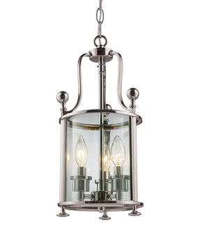 Wyndham 3 Light Pendant in Brushed Nickel Finish