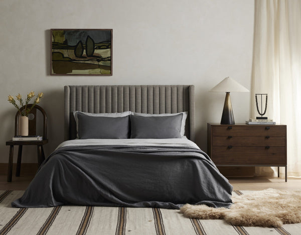 Montgomery King Bed - Savile Flannel