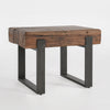 Duarte Reclaimed Pine End Table - Rustic Brown