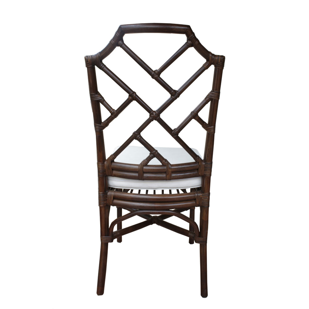 Kara Rattan Chair In Paloma Brown