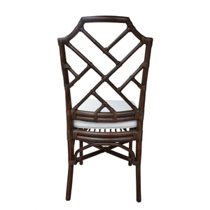 Kara Rattan Chair In Paloma Brown