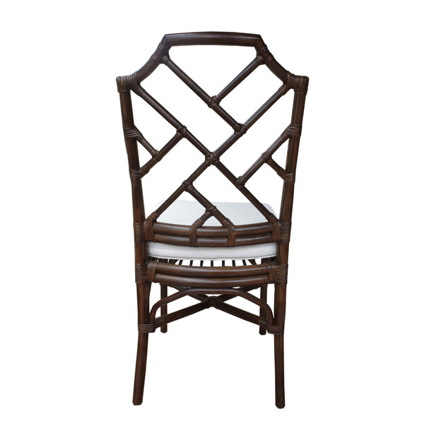 Kara Rattan Chair In Paloma Brown