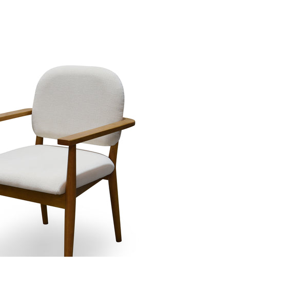 Moe's Norrie Dining Chair in Cream