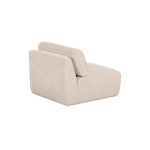 Moe's Matina Slipper Chair in Oatmeal