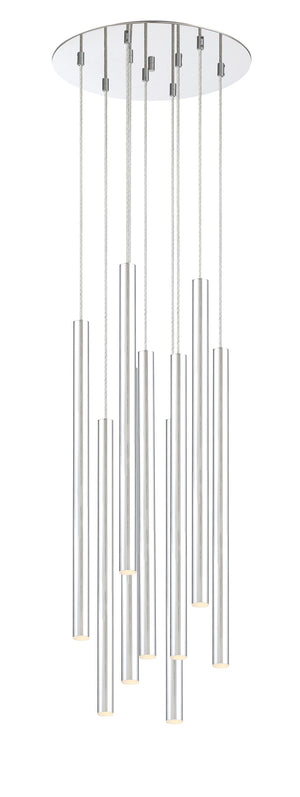 Forest 9 Light Island/Billiard in Chrome Finish