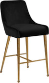 Irvin Stool In Black Velvet