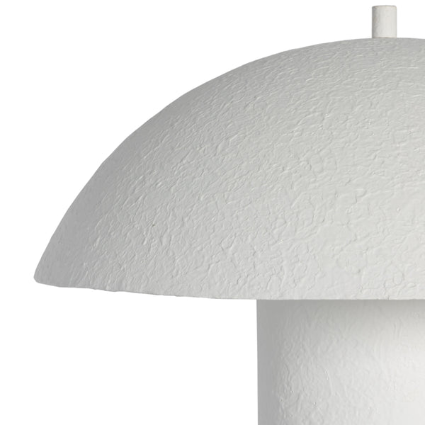 Santorini Table Lamp In Matte White Plaster