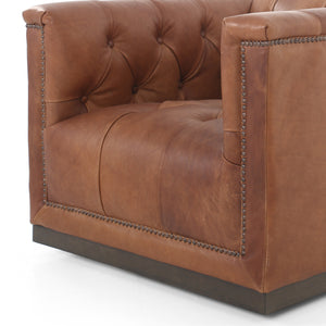 Maxx Swivel Chair In Heirloom Sienna