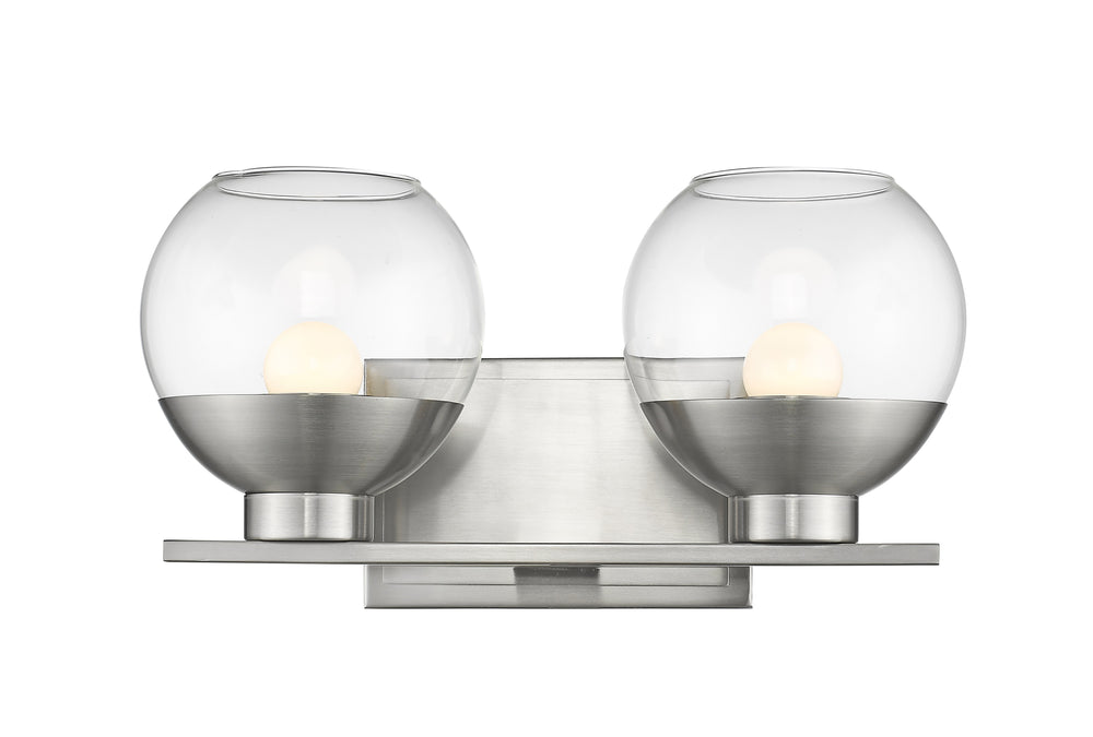 Osono 2 Light Vanity in Brushed Nickel Finish